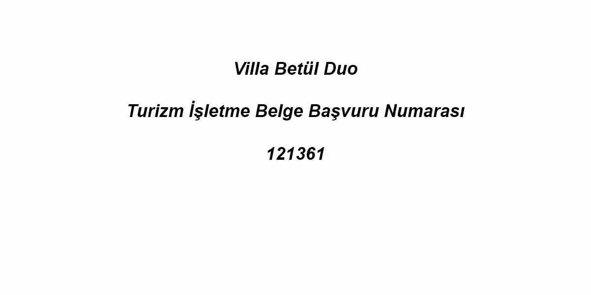 Villa Betül Duo - 26