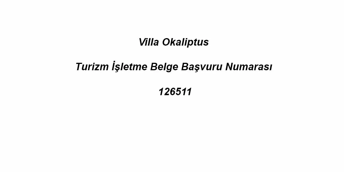 Villa Okaliptüs  - 62